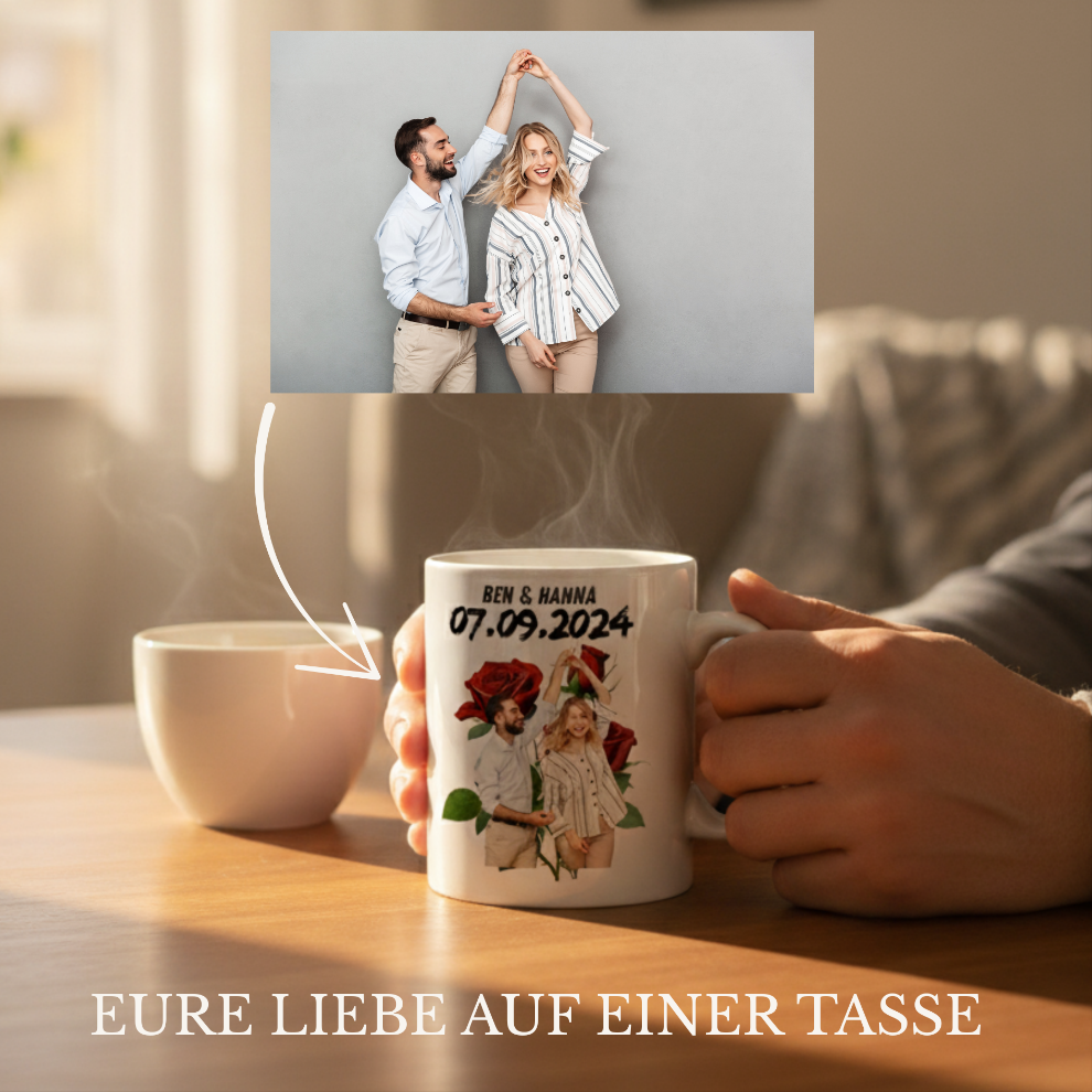 Rote Rosen - personalisiert by HerzHenkel