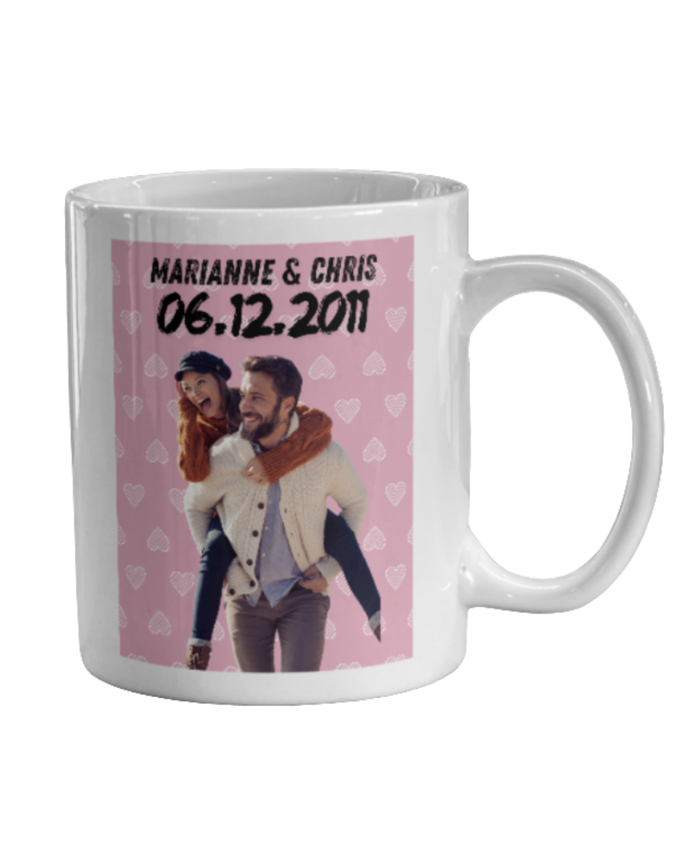 Rosa Traum Tasse  - Tasse matt