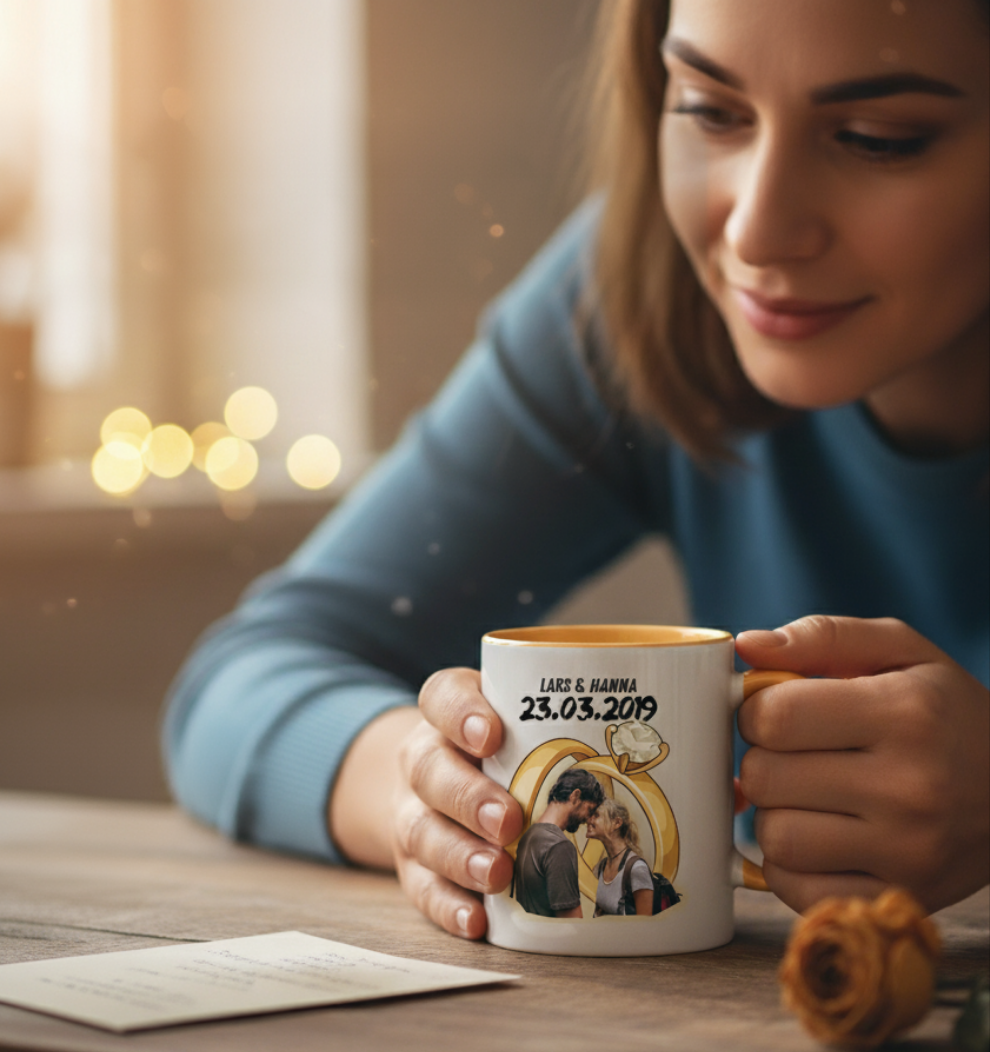Ehering Tasse - perfekt zum Hochzeitstag