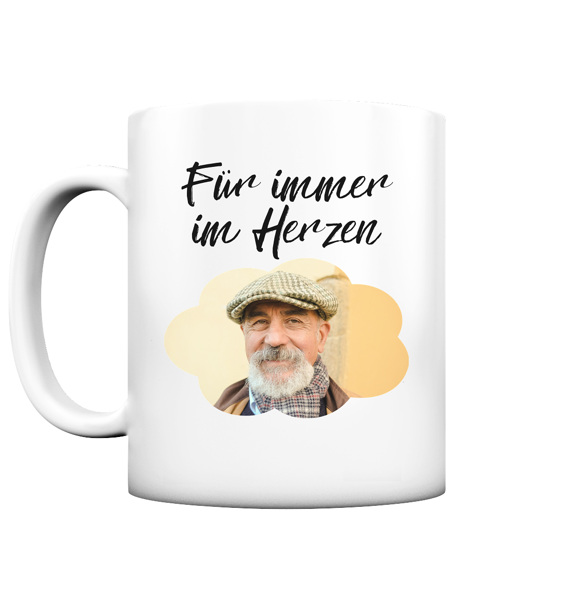 Für immer bei uns Tasse - Herzhenkel©