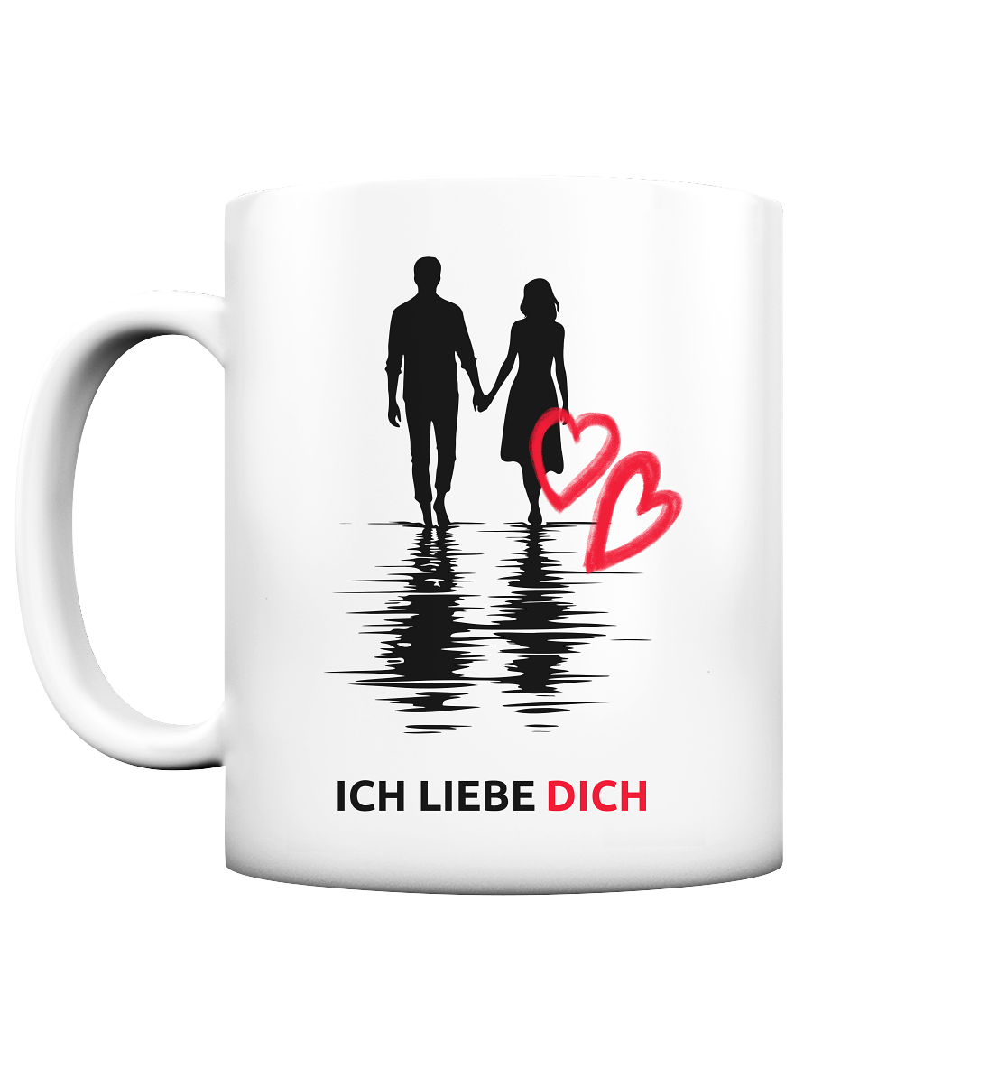 Ich Liebe Dich Illustration Tasse - HerzHenkel©