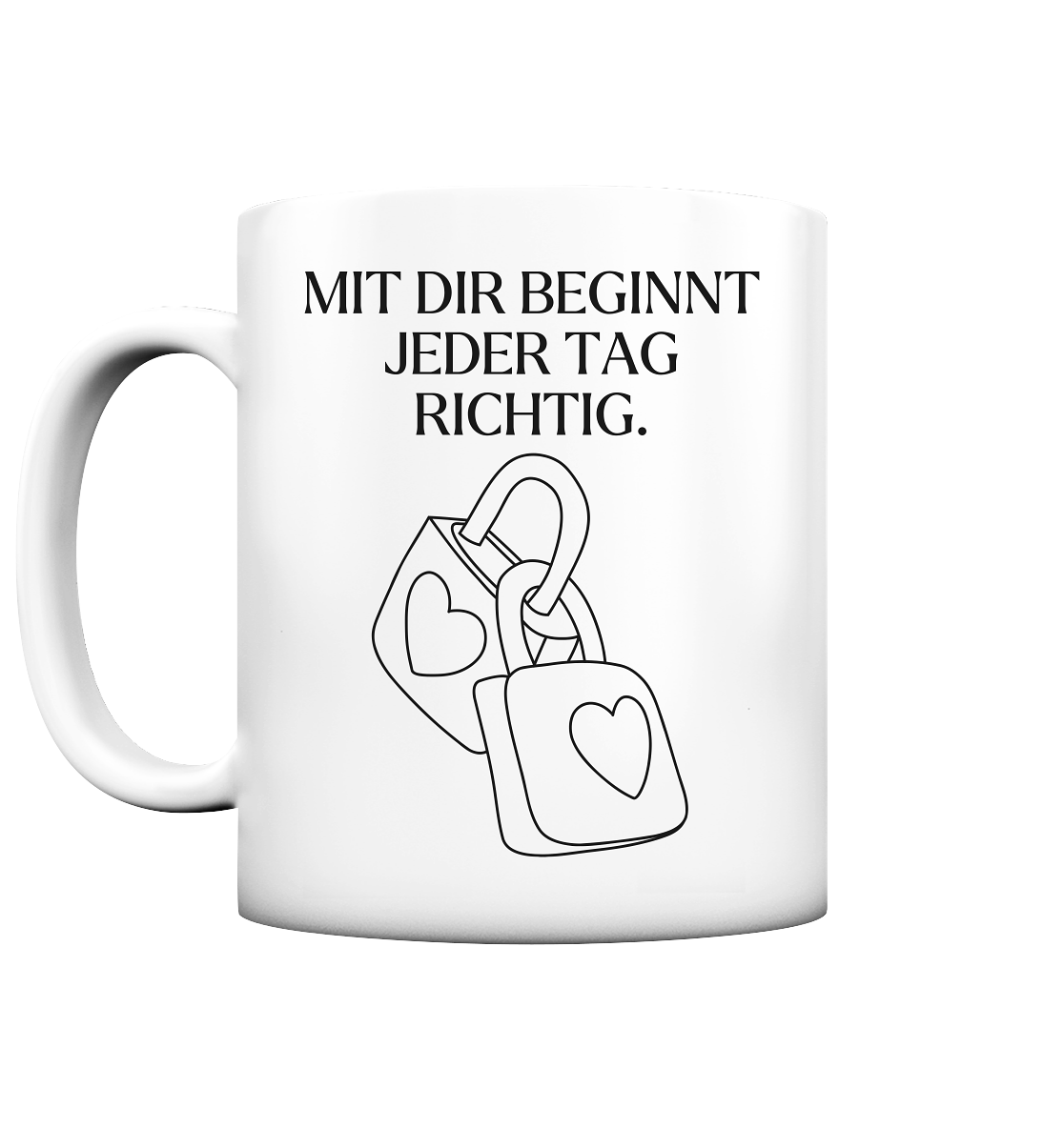 Mit dir Tasse - Herzhenkel©