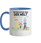 Kinderzeichnung Tasse - Zweifarbig