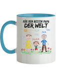 Kinderzeichnung Tasse - Zweifarbig
