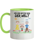 Kinderzeichnung Tasse - Zweifarbig