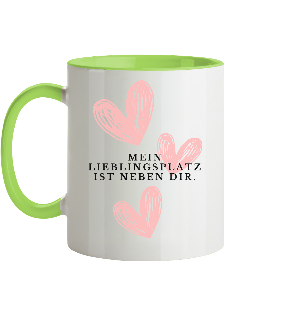 Neben dir Tasse - zweifarbig