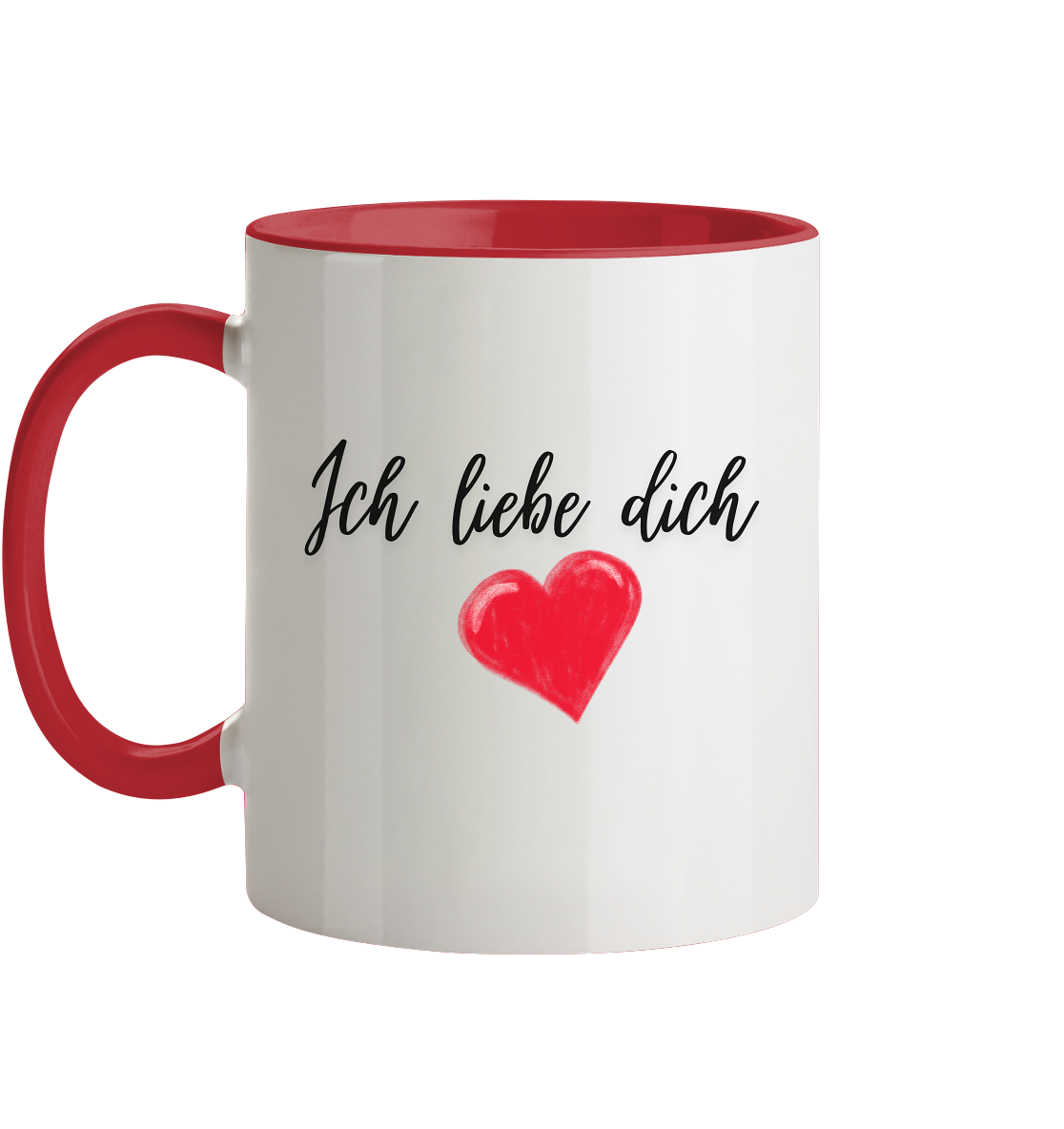 Kaffee schmeckt besser wenn du da bist  - Tasse zweifarbig