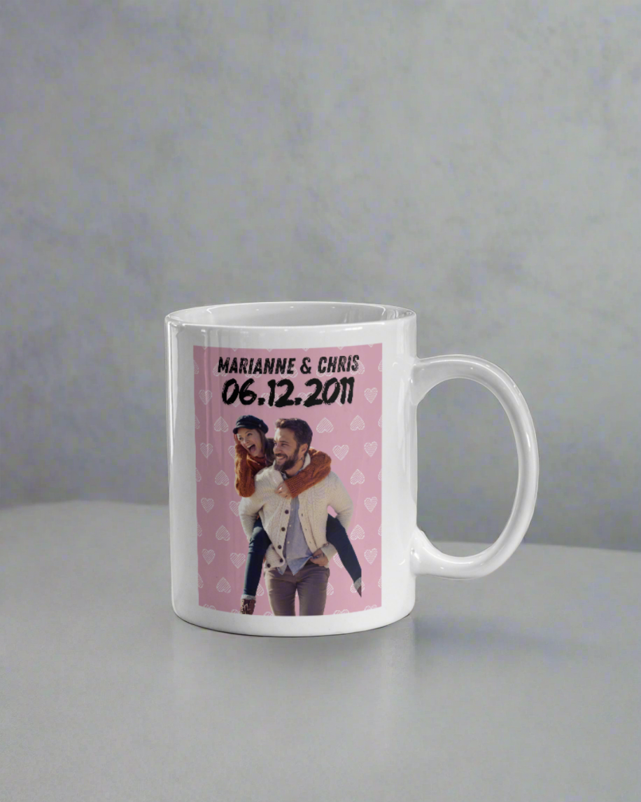 Rosa Traum Tasse  - Tasse matt