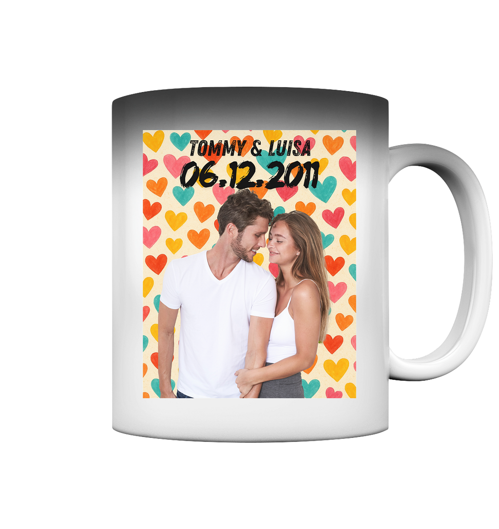 Bunte Liebe Tasse - Magic Mug