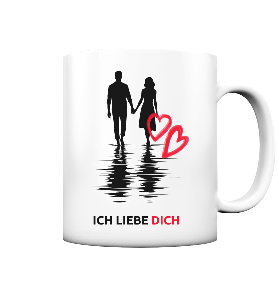 Ich Liebe Dich Illustration Tasse - HerzHenkel©