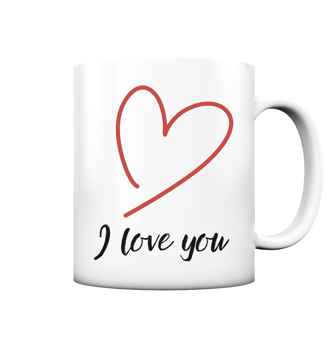 I love you Tasse - Herzhenkel©