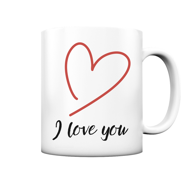 I love you Tasse - Herzhenkel©