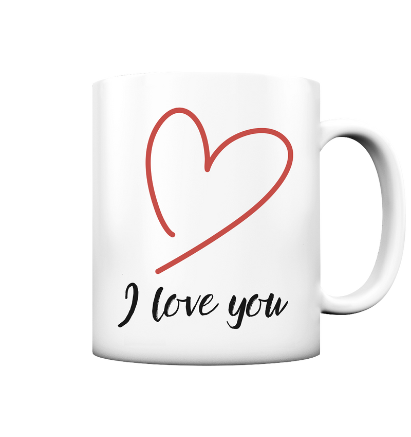 I love you Tasse - Herzhenkel©
