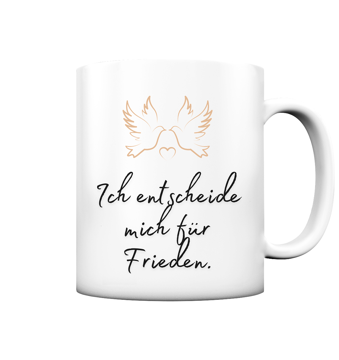 Frieden Tasse - Herzhenkel©