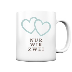 Nur wir zwei Tasse - Herzhenkel©