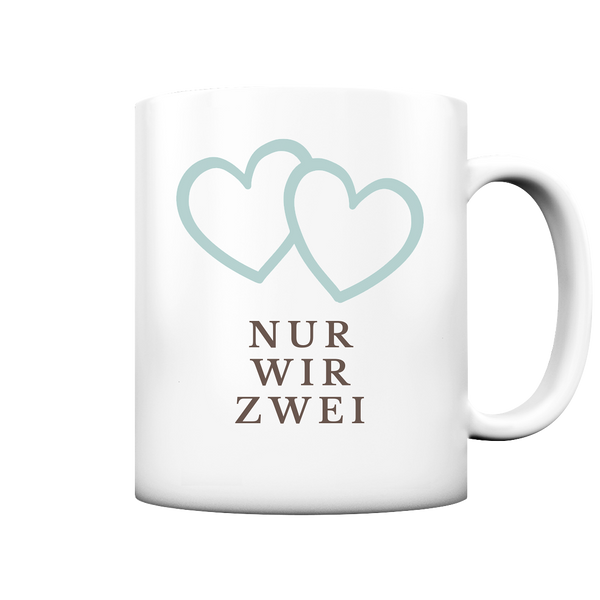Nur wir zwei Tasse - Herzhenkel©