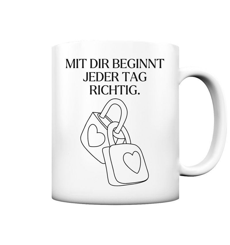 Mit dir Tasse - Herzhenkel©