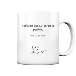 Liebes Zitat Tasse - Herzhenkel©