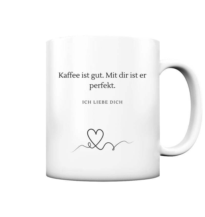 Liebes Zitat Tasse - Herzhenkel©