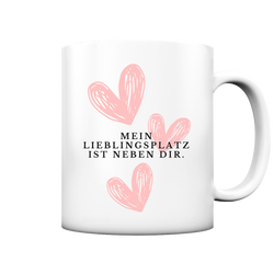 Neben dir Tasse - Herzhenkel