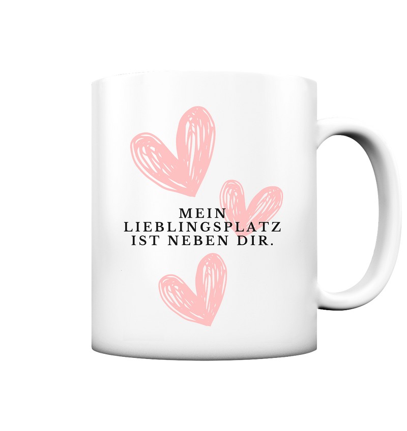 Neben dir Tasse - Herzhenkel