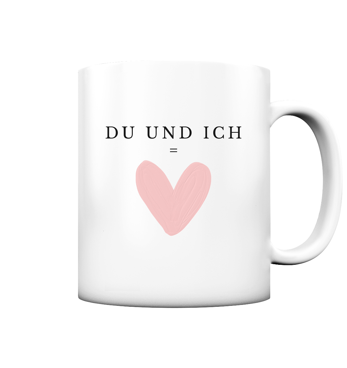 Du &  Ich Tasse - Herzhenkel©