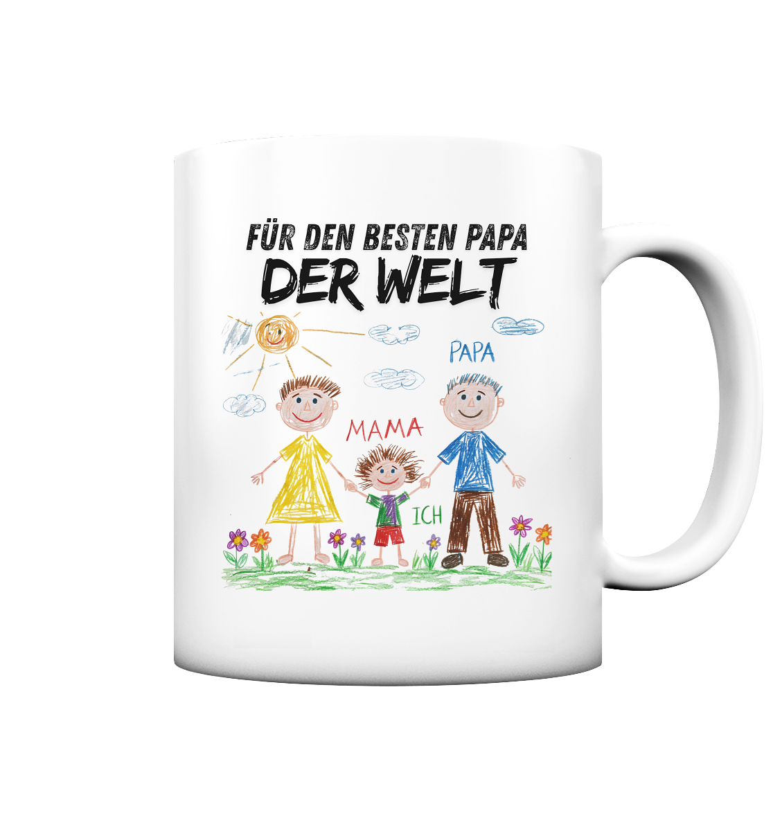 Kinderzeichnung Tasse