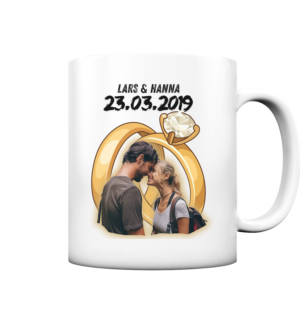 Ehering Tasse - perfekt zum Hochzeitstag