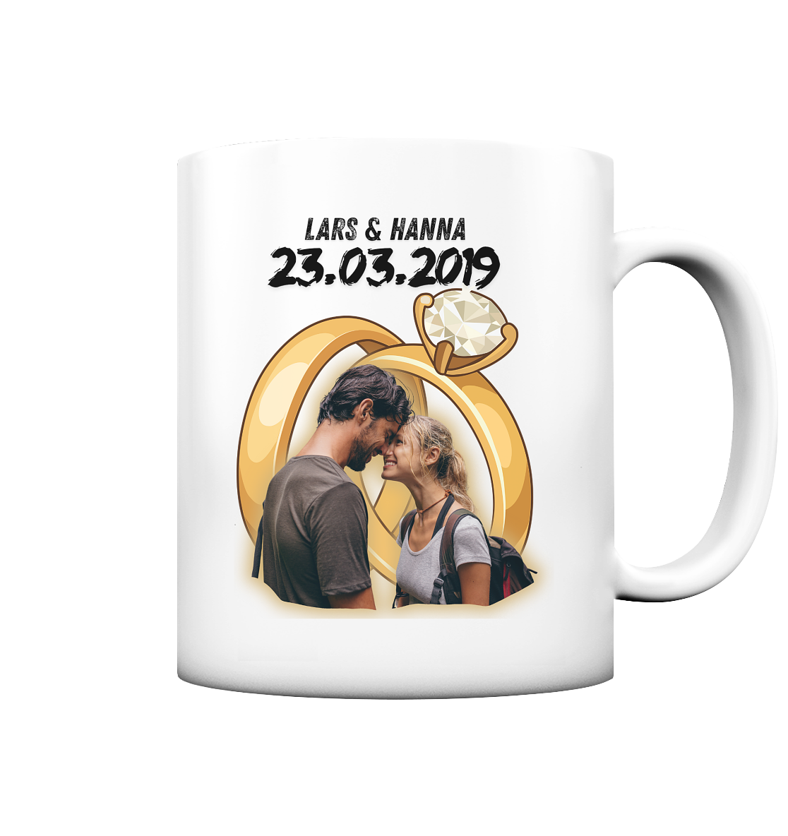 Ehering Tasse - perfekt zum Hochzeitstag