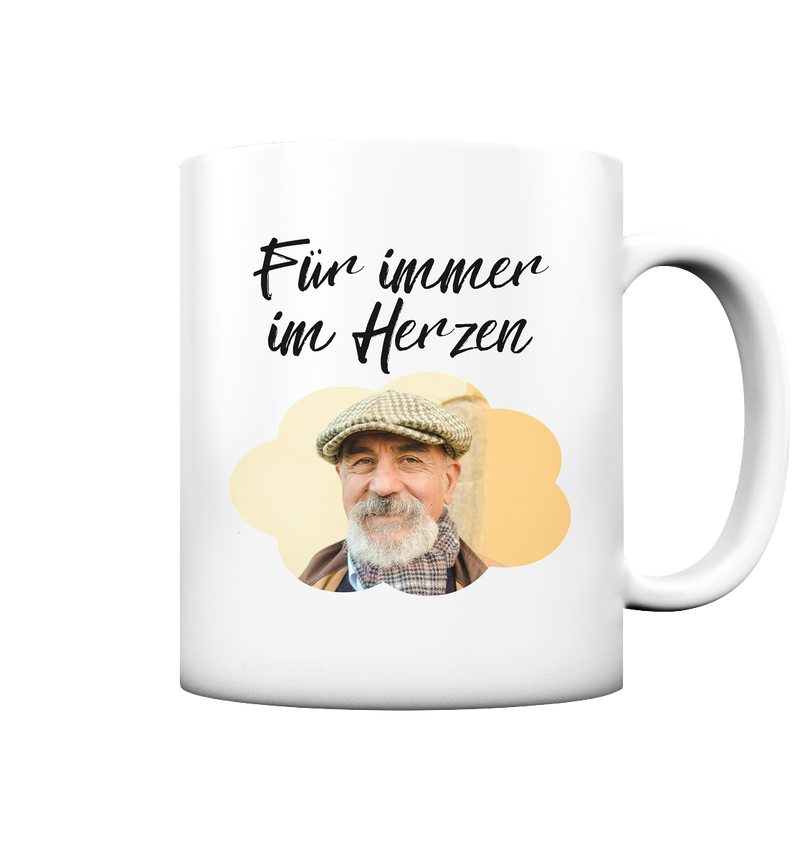 Für immer bei uns Tasse - Herzhenkel©