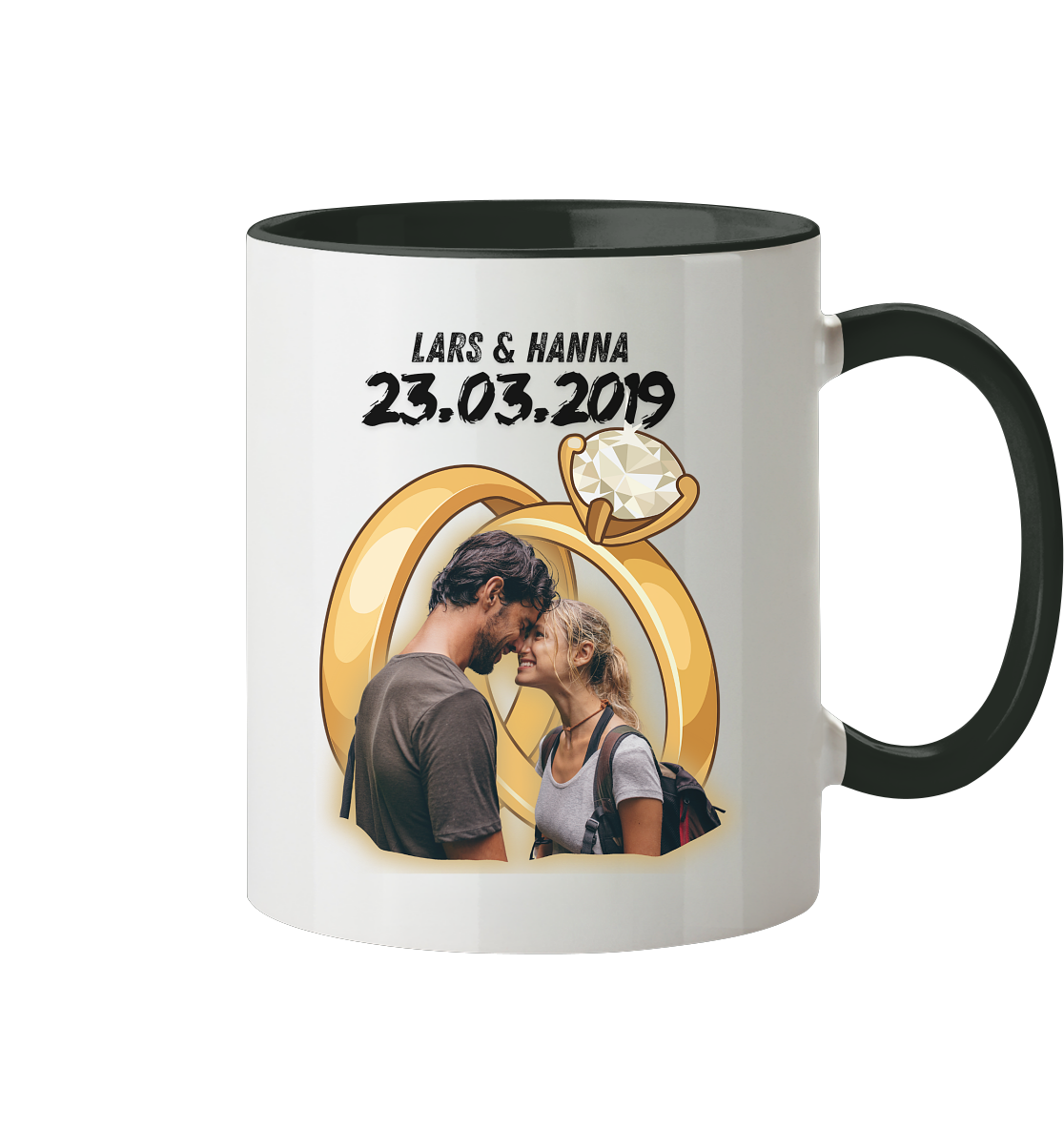 Ehering Tasse - Tasse zweifarbig