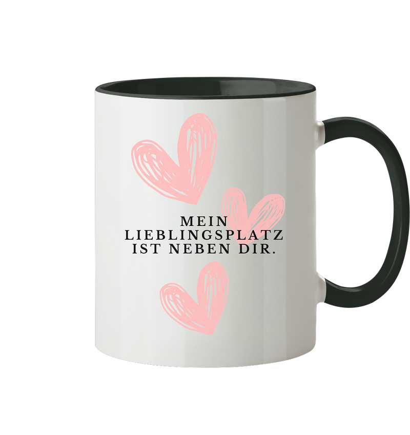 Neben dir Tasse - zweifarbig