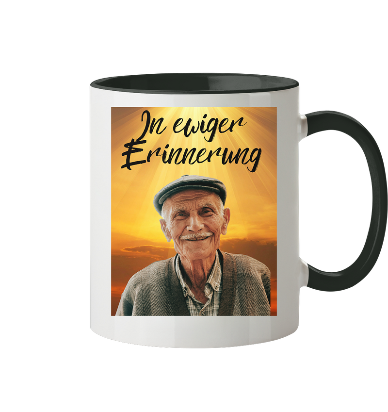 Erinnerungs Tasse - zweifarbig Herzhenkel©