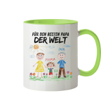 Kinderzeichnung Tasse - Zweifarbig