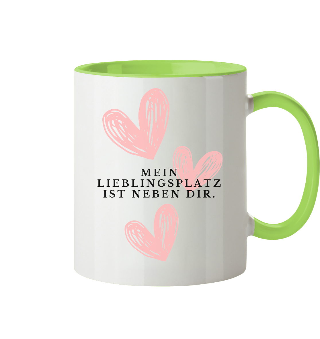 Neben dir Tasse - zweifarbig