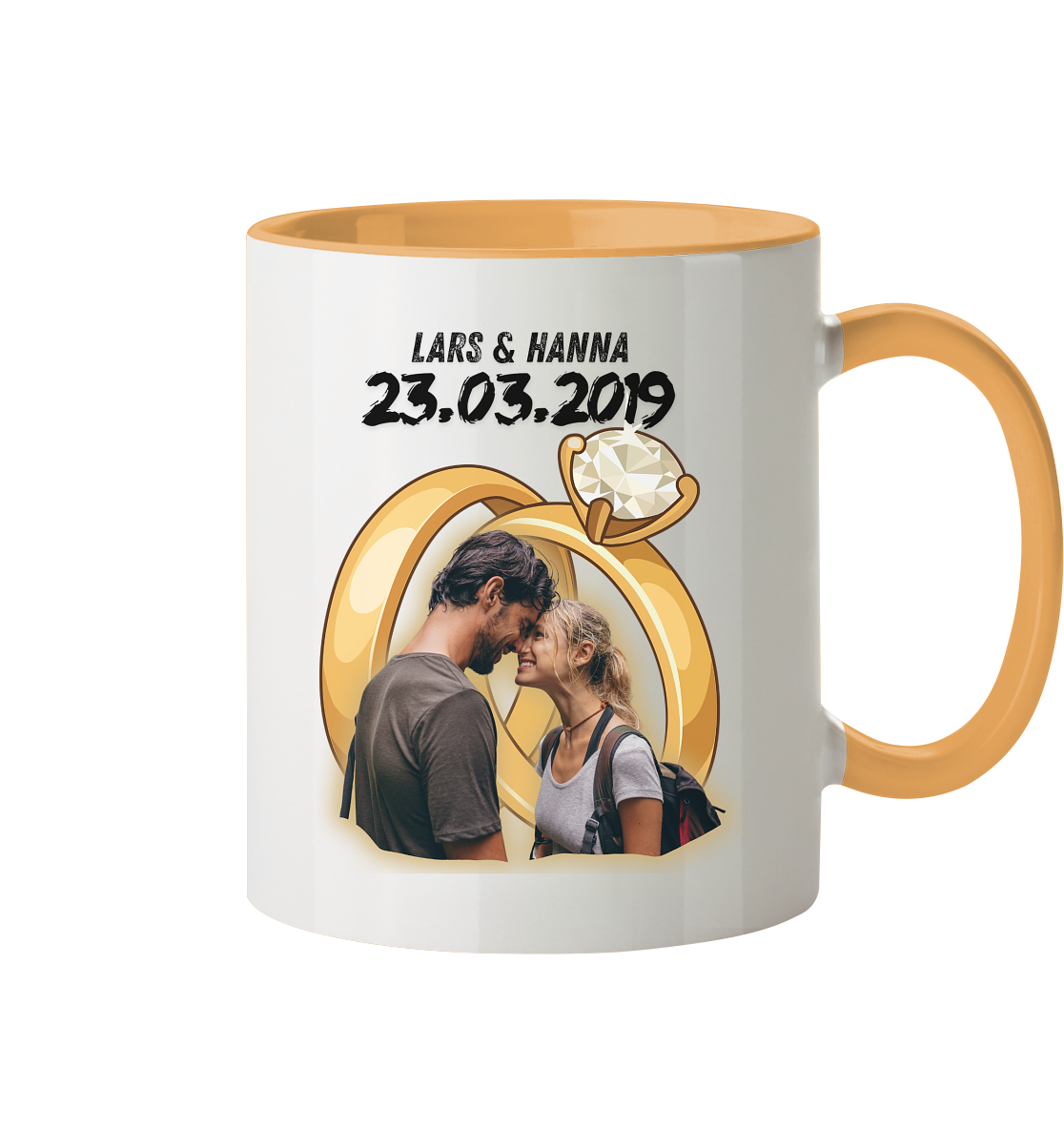 Ehering Tasse - Tasse zweifarbig