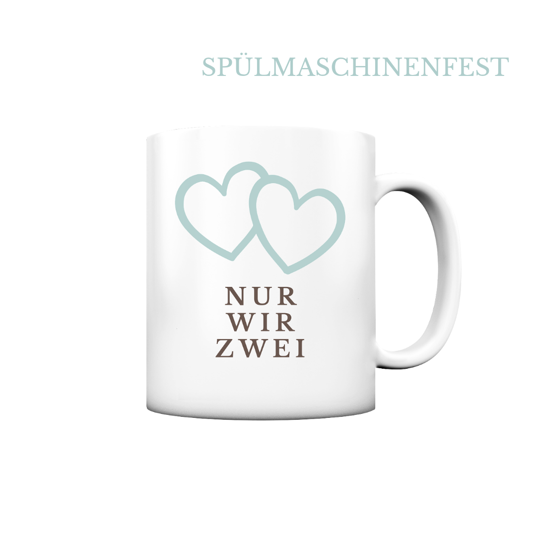 Nur wir zwei Tasse - Herzhenkel©