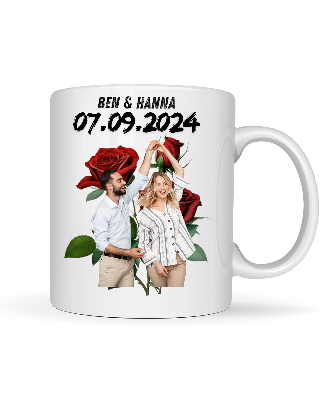 Rote Rosen - personalisiert by HerzHenkel