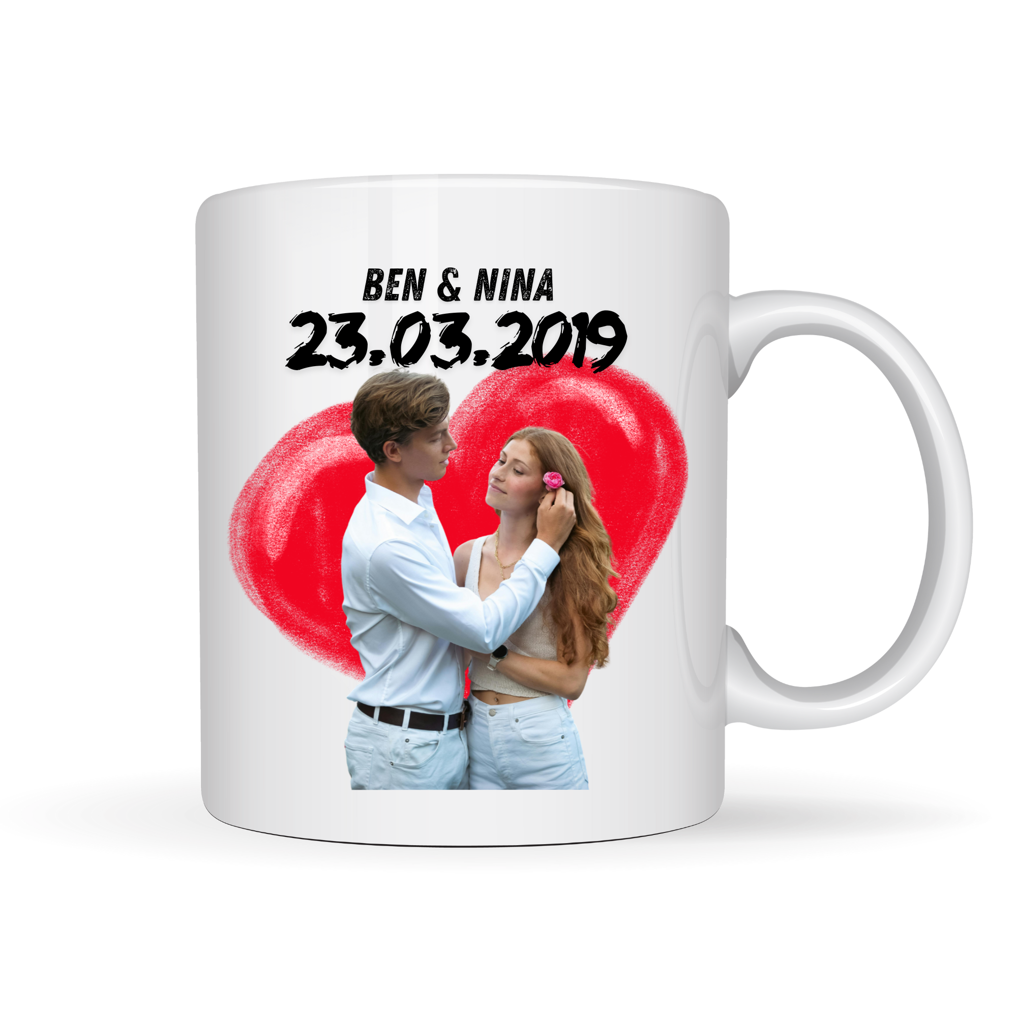 Herz Rot - personalisiert by HerzHenkel