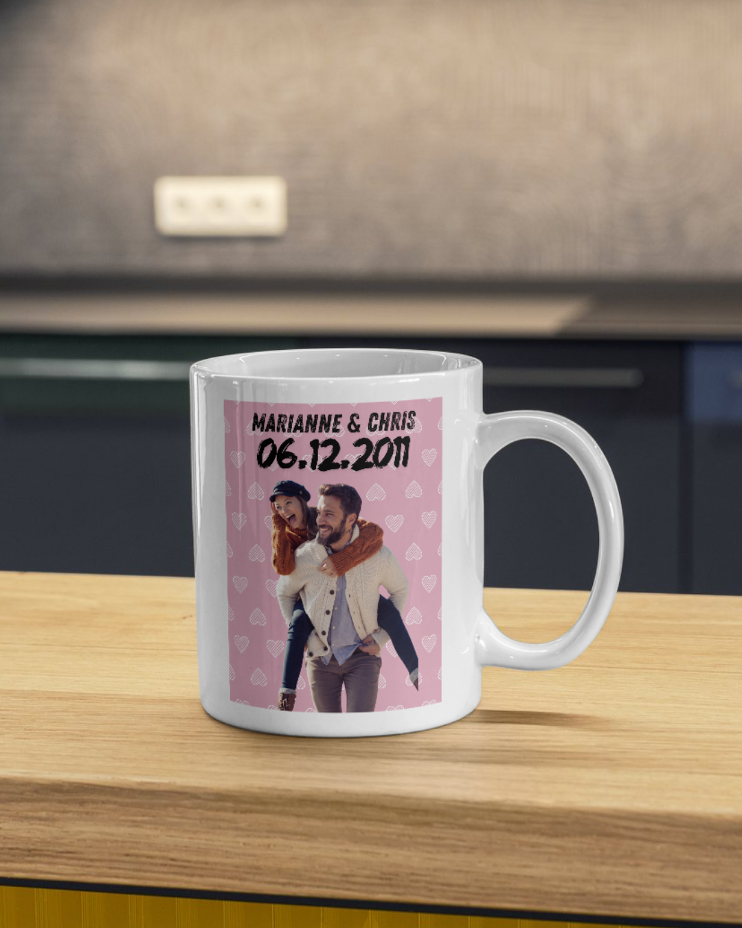 Rosa Traum Tasse  - Tasse matt