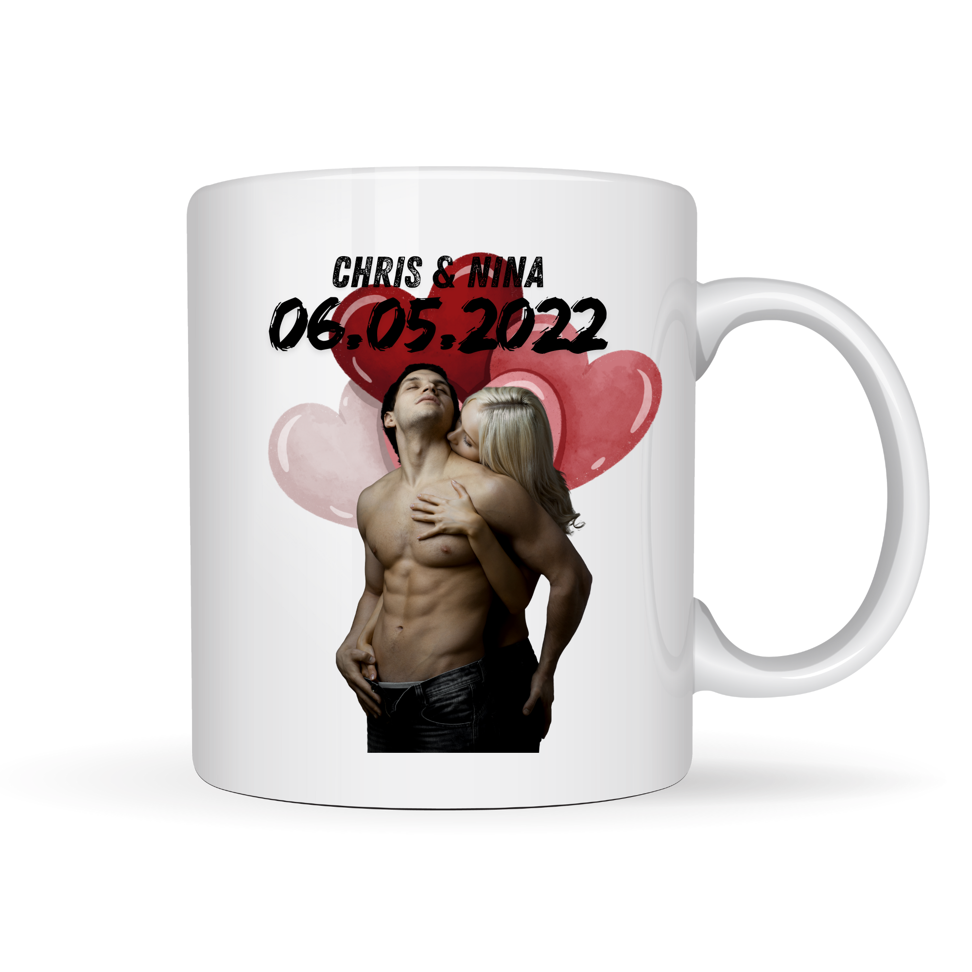 BallonHerz -personalisiert by HerzHenkel - Tasse matt